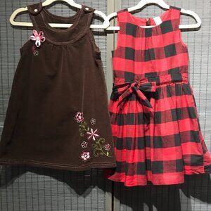 Bundle: 2 Winter Dresses - Size 5T/5